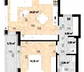 Снимка 2 — Двустаен апартамент с тераса в Кръстова вада, София