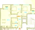 Снимка 3 — Тристаен апартамент в София, Зона Б-19