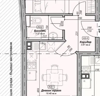 Photo 3 — 2-bedroom apartment in Varna, Pogrebi
