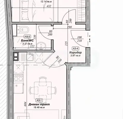 Photo 5 — 2-bedroom apartment in Varna, Pogrebi