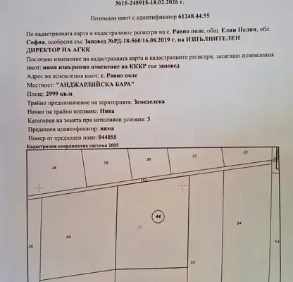 Photo 3 — Plot in област София, Ravno Pole