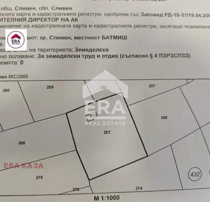 Снимка 2 — Парцел в Сливен, в.з. Сливен