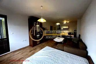 Обзаведен тристаен апартамент с тераса в Стрелбище, София