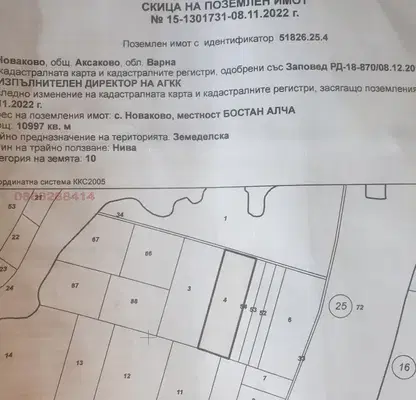 Снимка 2 — Парцел във Варна, с. Новаково