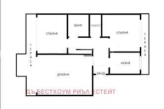 Просторен четиристаен апартамент с морска панорама в Чайка, Варна