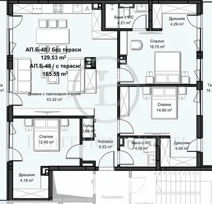 Photo 4 — 4-bedroom apartment in Plovdiv, Hristo Smirnenski