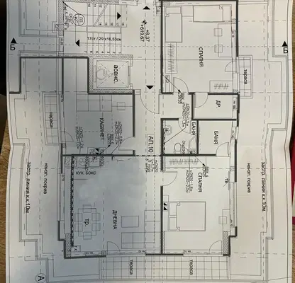 Снимка 3 — Четиристаен апартамент с панорамна тераса в Кръстова вада, София