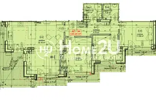 Просторен четиристаен апартамент с пет тераси в Левски 1, Варна