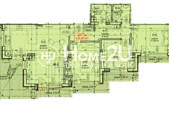 Просторен четиристаен апартамент с пет тераси в Левски 1, Варна