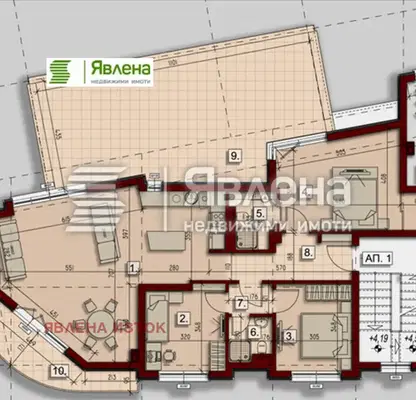 Снимка 2 — Четиристаен апартамент с три тераси в Люлин 10, София