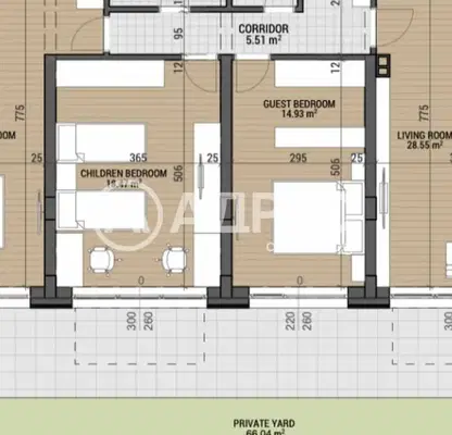 Photo 3 — Spacious four-room apartment with yard in m-t Kambanite, Sofia