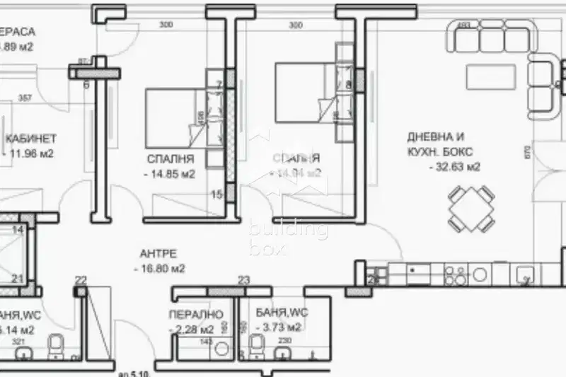 4-bedroom apartment in Plovdiv, Mladejki Hylm