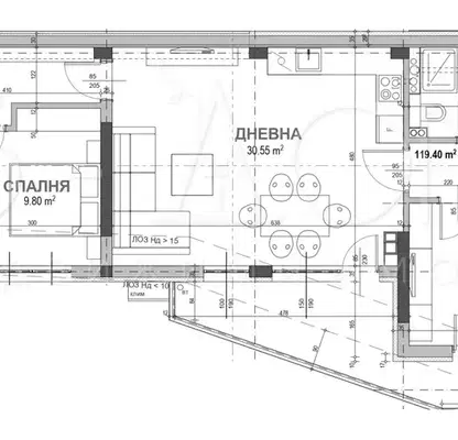 Снимка 3 — Многостаен апартамент в Стара Загора, Самара 3