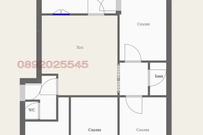 4-bedroom apartment in Sofiya, Slaviya