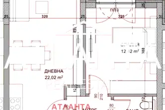 Двустаен апартамент в Кайсиева ина