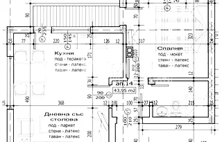 Двустаен апартамент с морска гледка в Аспарухово, Варна