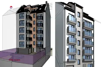Двустаен апартамент с изложение изток/запад в Банишора, София