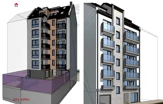 Двустаен апартамент с изложение изток/запад в Банишора, София