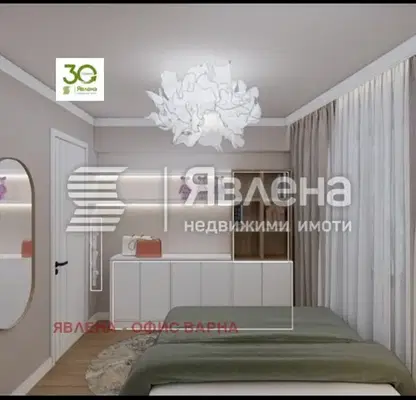 Снимка 4 — Двустаен апартамент с балкон в нова сграда в Базар Левски, Варна