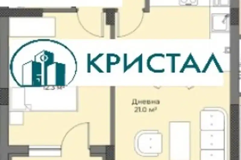 Двустаен апартамент с южна тераса в кв. Беломорски, Пловдив