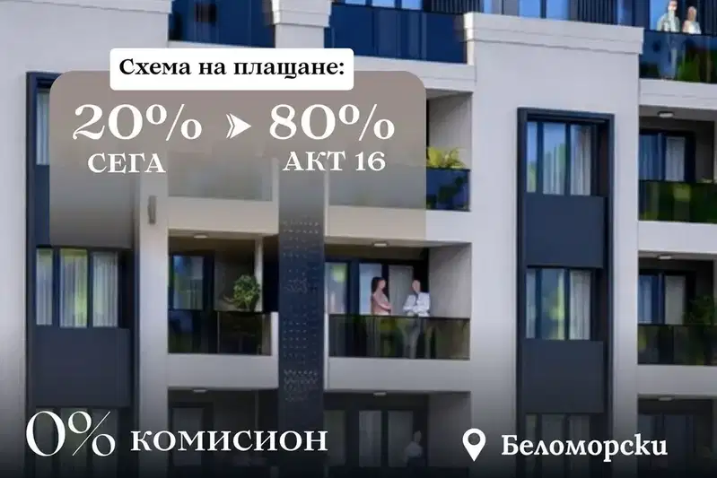 Двустайно жилище с модерна архитектура в кв. Беломорски, Пловдив