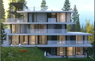 Двустаен апартамент с двор и гледка в Бояна, София