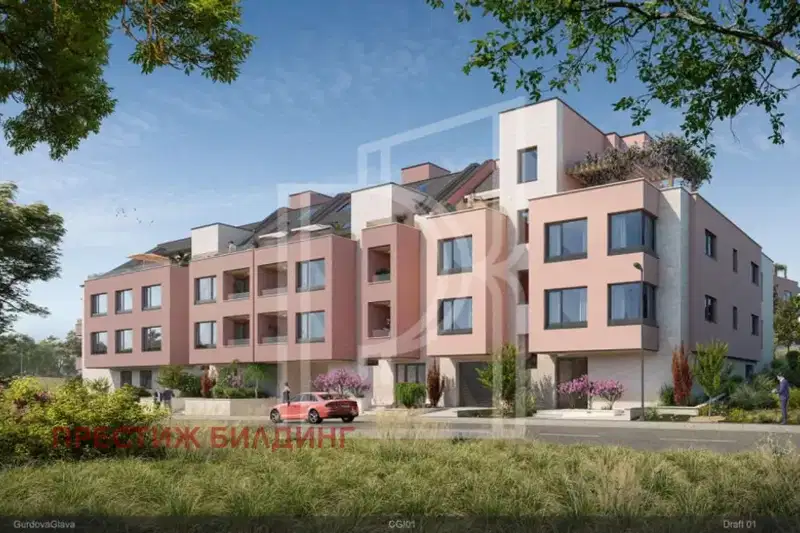 Two-room apartment with large terrace in Boyana, Sofia