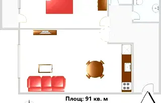 Двустаен апартамент с южно изложение в кв. Чайка, Варна
