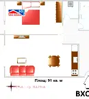 Двустаен апартамент с южно изложение в кв. Чайка, Варна