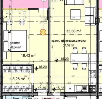 Photo 4 — 2-bedroom apartment in Sofiya, Dragalevci
