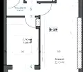 Снимка 3 — Двустаен апартамент с практично разпределение в Гагарин, Пловдив