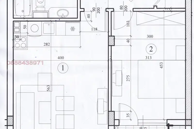 2-bedroom apartment in Sofiya, Goce Delchev