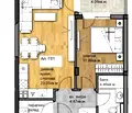 Снимка 2 — Двустаен апартамент с подово отопление в Христо Смирненски, Пловдив