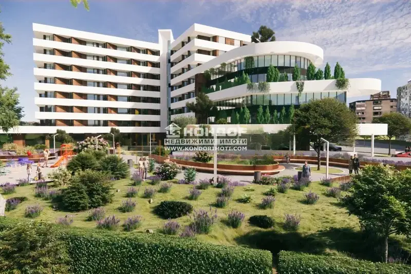 Two-room apartment with large terrace in Hristo Smirnenski district, Plovdiv