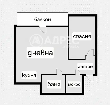 Снимка 4 — Просторен двустаен апартамент с панорамна гледка в Иван Вазов