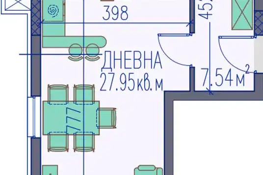 2-bedroom apartment in Plovdiv, Kamenica 2