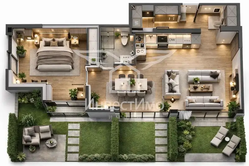 2-bedroom apartment in Sofiya, Karpuzica