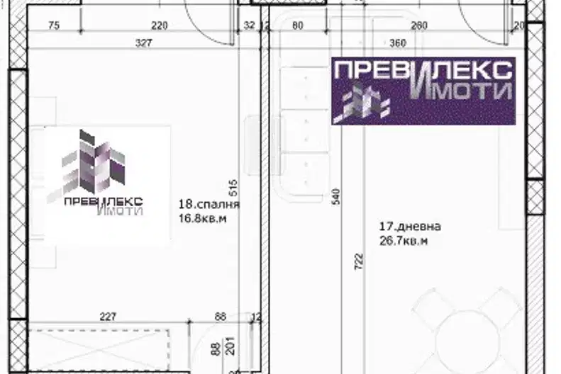 2-bedroom apartment in Plovdiv, Komatevski Vyzel