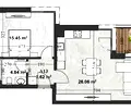 Снимка 3 — Двустаен апартамент в София, Кръстова вада