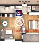 Двустаен апартамент с функционално разпределение в Кършияка, Пловдив