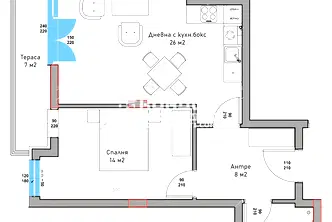 Двустаен апартамент в Пловдив, Кючук Париж