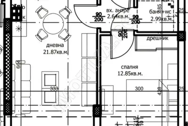 2-bedroom apartment in Varna, Levski 1