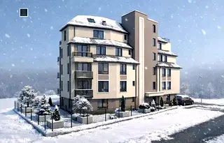 Двустаен апартамент с ъглови прозорци в Левски, София
