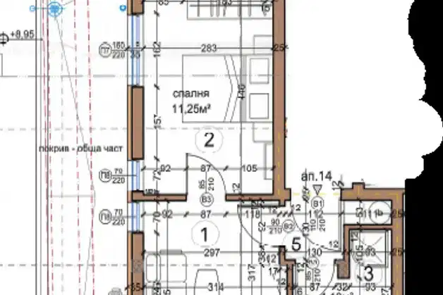 2-bedroom apartment in Sofiya, Levski