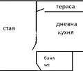 Снимка 4 — Двустаен апартамент с югоизточно изложение в Люлин 2