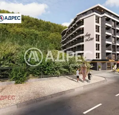 Снимка 2 — Двустаен апартамент с морска панорама в м-т Ален мак, Варна