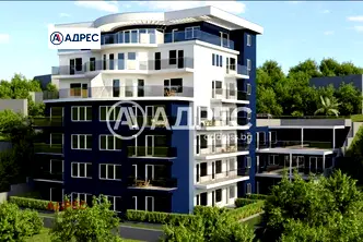 Тристаен тухлен апартамент с тераса в м-т Ален мак, Варна