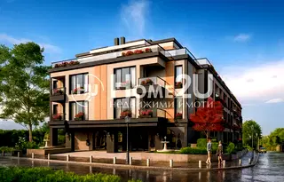 Двустаен апартамент с високи тавани в Малинова долина, София