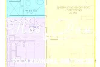 Двустаен апартамент с висок стандарт в Обеля, София