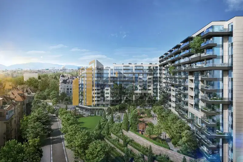 Двустаен апартамент в затворен комплекс Teatralna Park Residence, Оборище